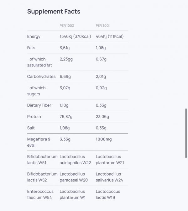 ⁦PM8 MICELLAR CASEIN SWEET BROWNIE 1KG 33 Servings⁩ - الصورة ⁦2⁩