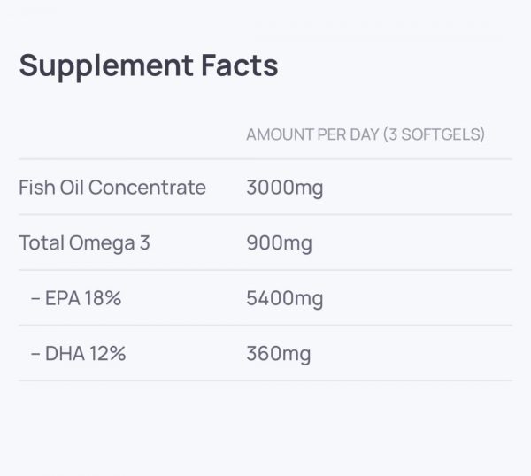 Omega 3 Optimum Ratio 90 Softgels - Image 2