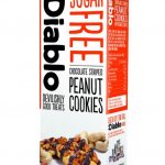 DIABLO CHOCOLATE STRIPED PEANUT COOKIES COOKIES(9PCS COOKIES) ومناسب ايضا للكيتو دايت