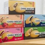 CHIKA BISCUIT BY BOX(50g)9PCS PER BOX مناسب ايضا للكيتو