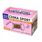 CHIKA SPORT MILK PROTEIN CHOCOLATE BY BOX(100g)4PCS PER BOX مناسب ايضا للكيتو