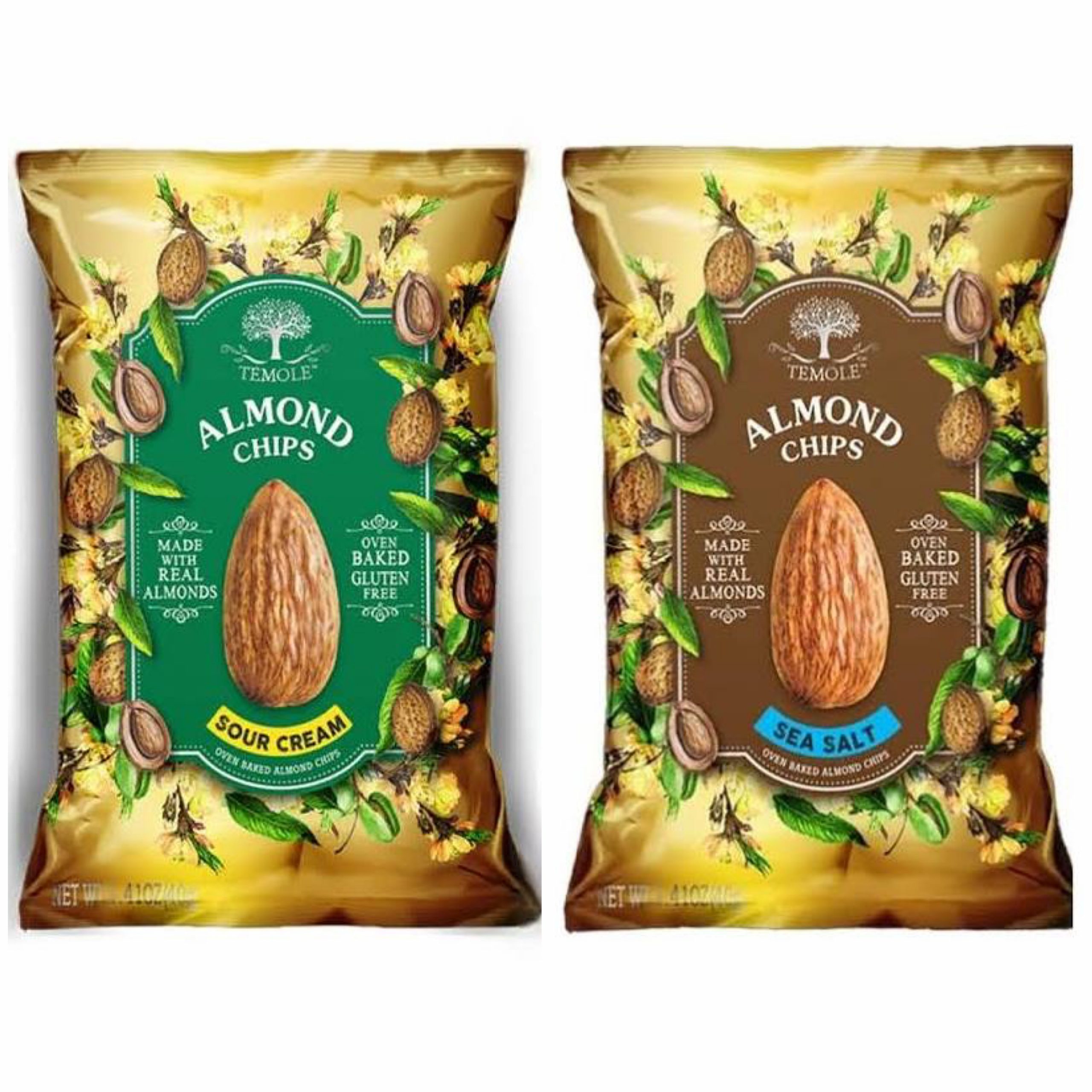 TEMOLE ALMOND CHIPS Power Punch