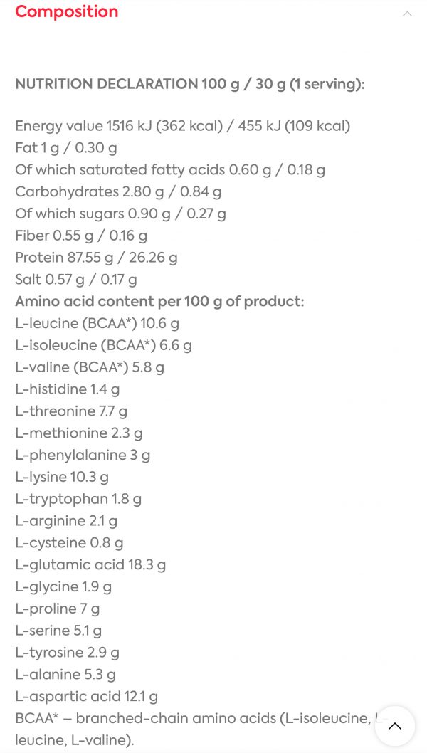 ⁦WHEYLAND Iso Zero 500g⁩ - الصورة ⁦2⁩