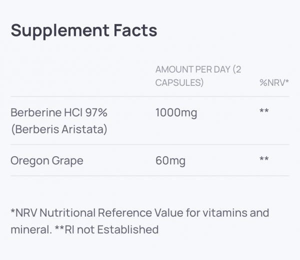 BERBERINE WITH OREGON GRAPE - Image 2