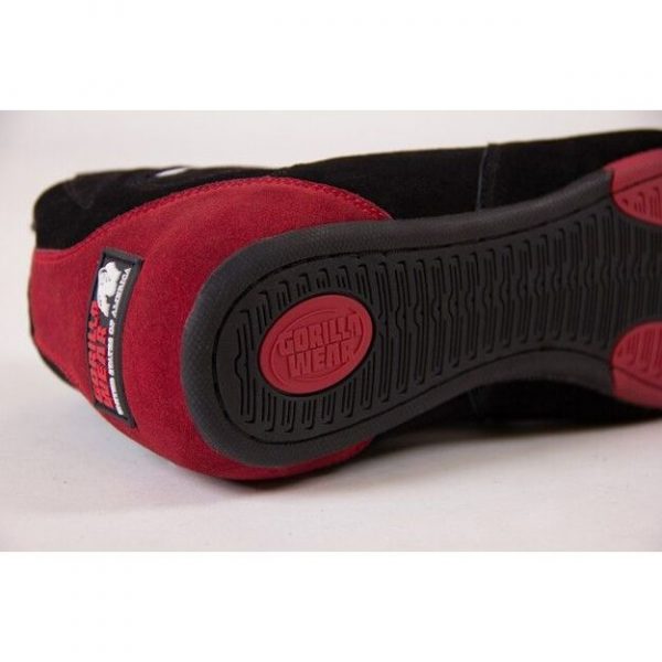 GORILLA WEAR CHICAGO HIGH TOPS - BLACK/WHITE/RED - Image 3